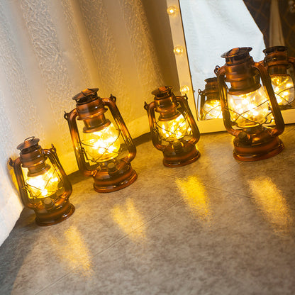 Vintage LED Hurricane Lantern