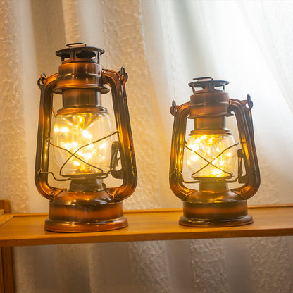 Vintage LED Hurricane Lantern