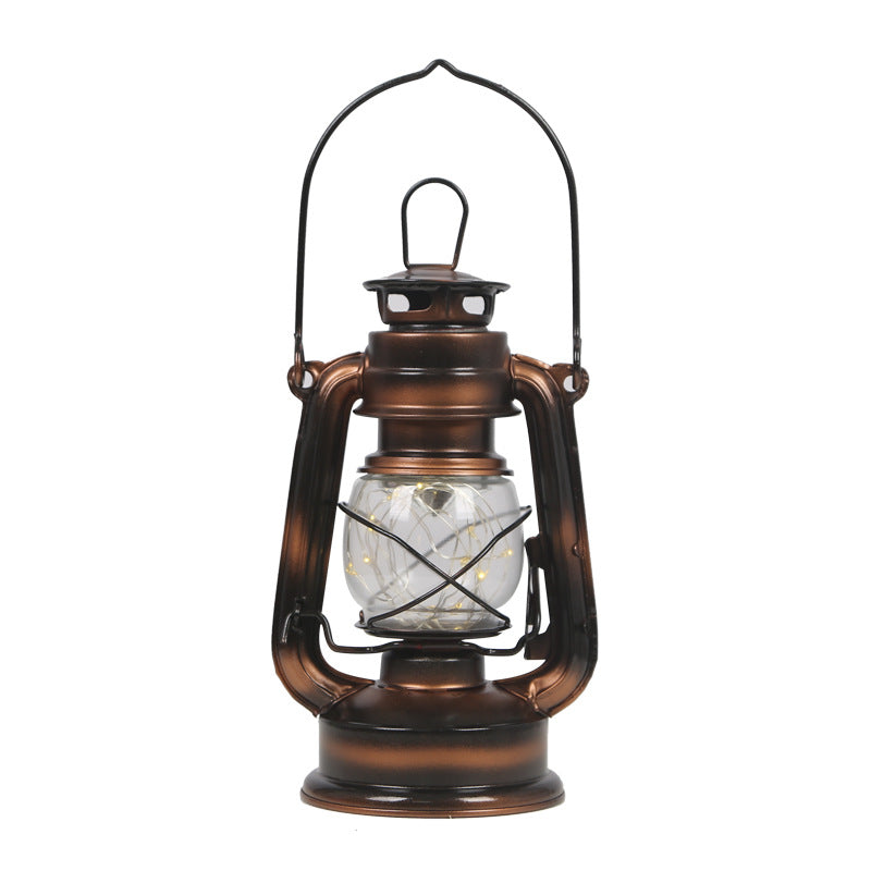 Vintage LED Hurricane Lantern