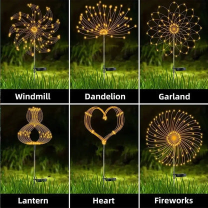 Solar Firework Garden Lights