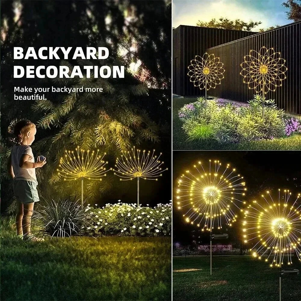 Solar Firework Garden Lights