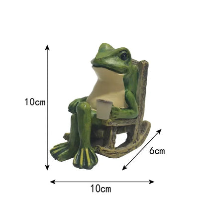 Solar Frog Garden Light