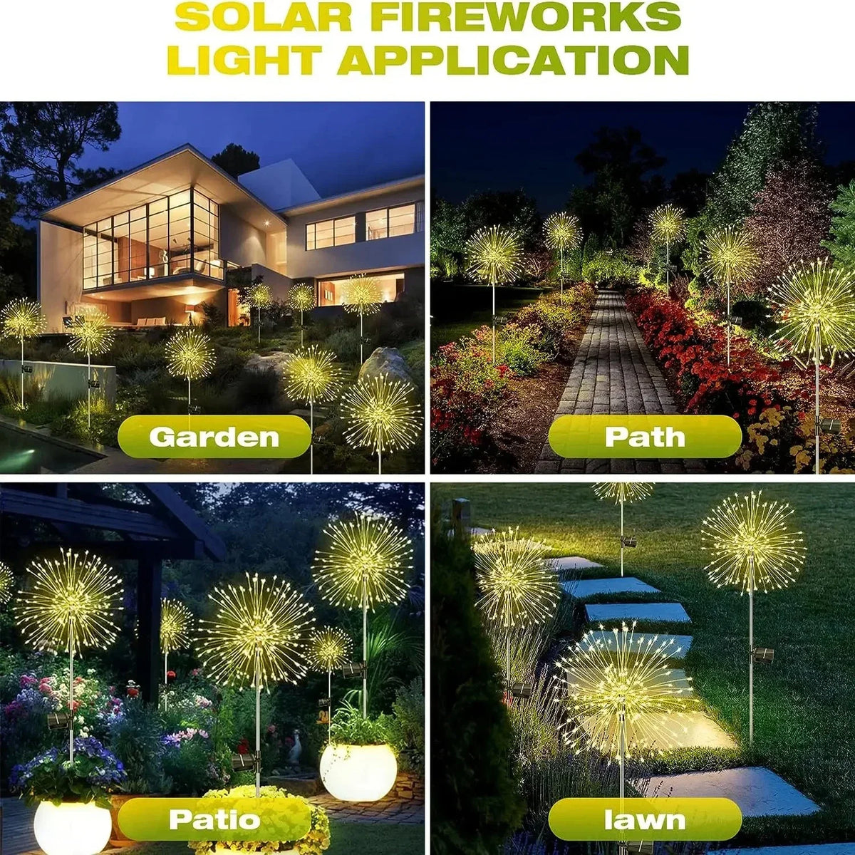 Solar Firework Garden Lights