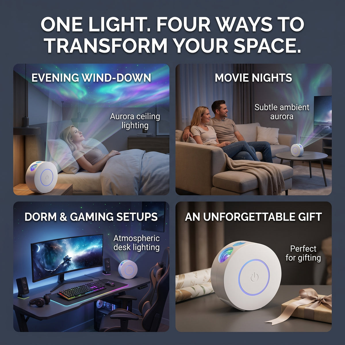 Nested Raven SkyLounge™  Smart Galaxy Projector